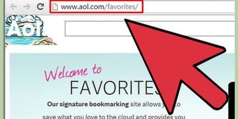 Favoriten in aol verschieben